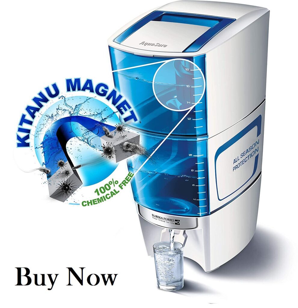Eureka Forbes Aquasure from Aquaguard Amrit 20-Litre Water Purifier, 