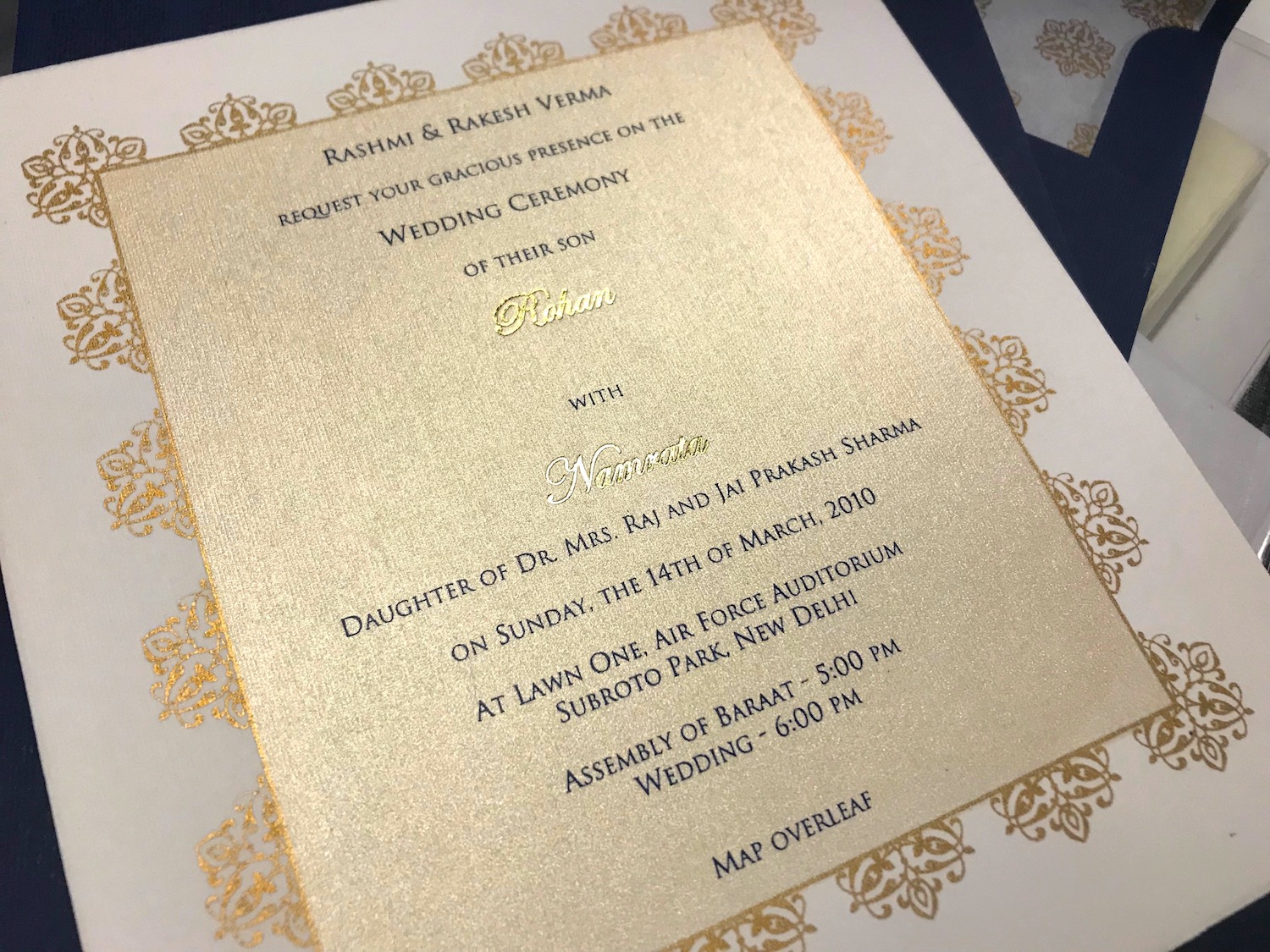 Formal Wedding/Marriage Invitation Messages