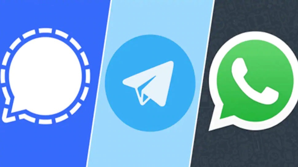 WhatsApp Signal Telegram
