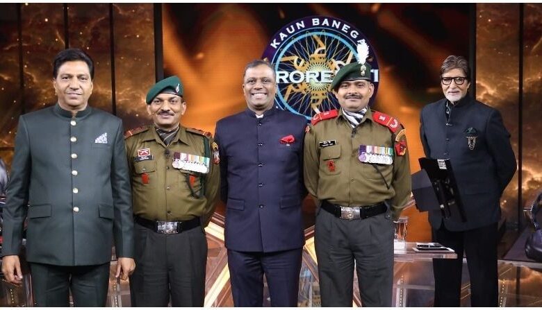 KBC Grand Finale: Subedar Major Yogendra Singh Yadav and Subedar Sanjay Singh, Amitabh's guests, gave tribute to Army
