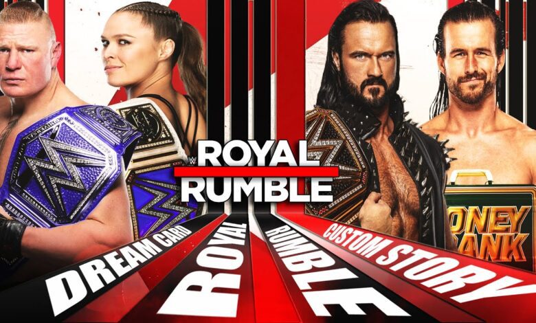 2021 WWE Royal Rumble matches