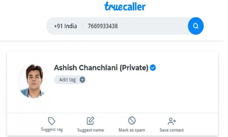 Youtuber Ashish Chanchlani’s phone number leaked