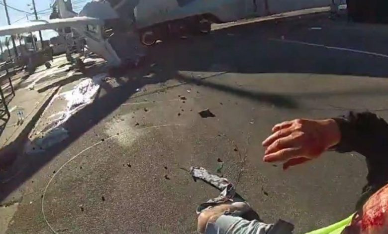 Train Smashed Plane Video: