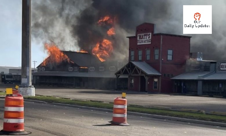 Massive Fire at Matt’s Cash and Carry in Texas