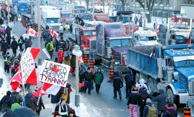 Watch Canadian Truckers Protest In Ottawa Video Why Are They Protesting?